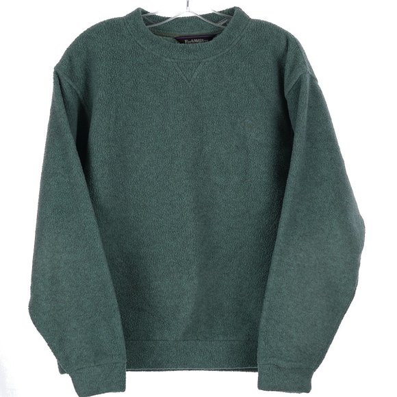Early Winters Sweaters Vintage Early Winters Green Fleece Pullover